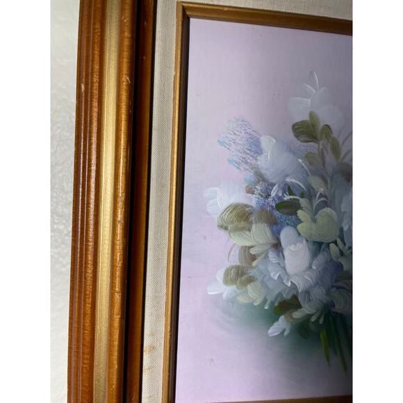 Rossy Vintage Original Floral Oil Painting - Picture 8 of 12